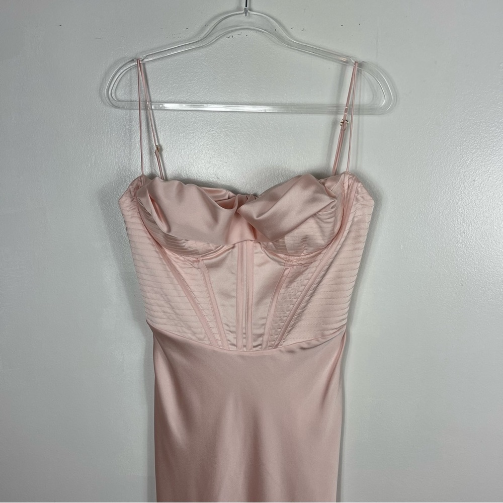 House of CB Charmaine Pink Blush Corset Dress - Picture 4 of 8